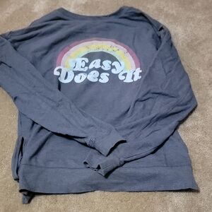 Wildfox Multicolor 'Easy Does It' Graphic Sweatshirt